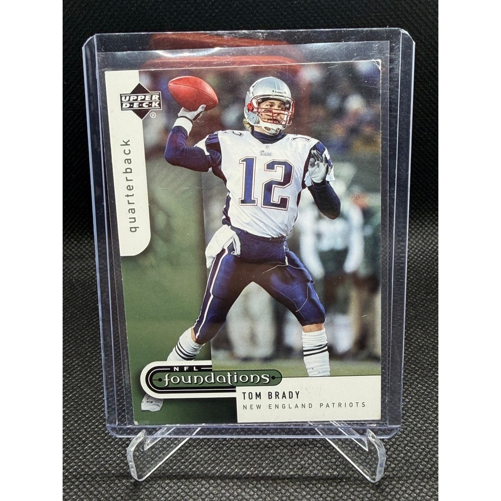 2005 Upper Deck Foundations Tom Brady New England Patriots #55 Football Card